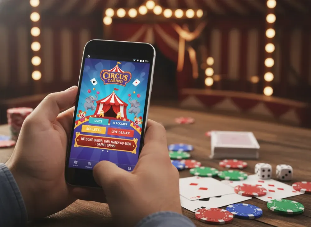 Circus casino app review en functies voor spelers